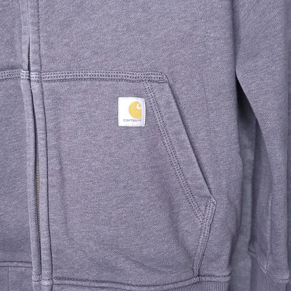 Carhartt Womens Full-Zip Hoodie XL Relaxed Fit Long Sleeve Fleece Work Wear
